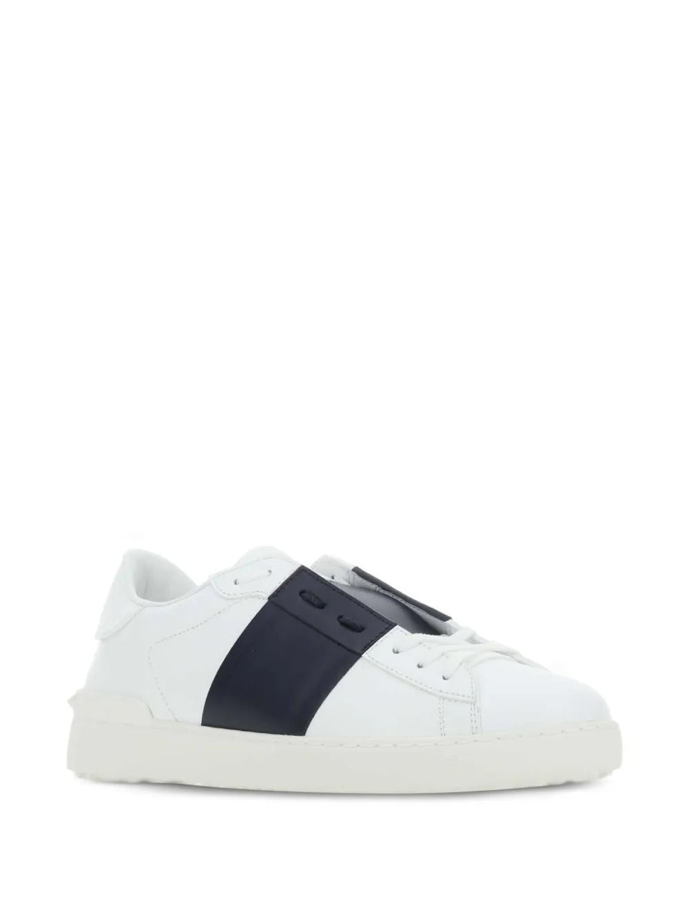 Leather band open sneakers-VALENTINO-Verso