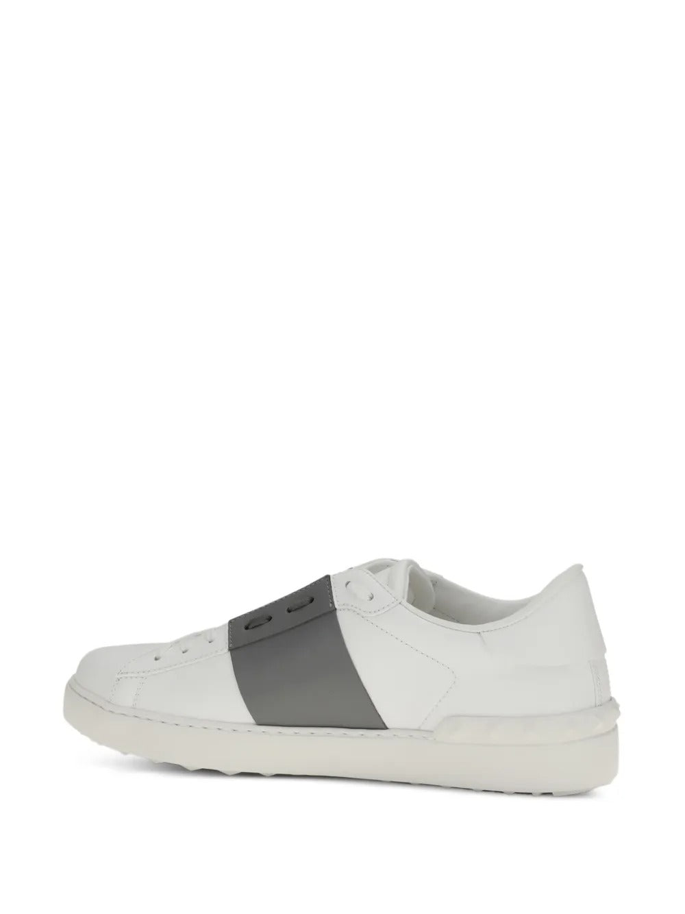 Leather band open sneakers-VALENTINO-Verso