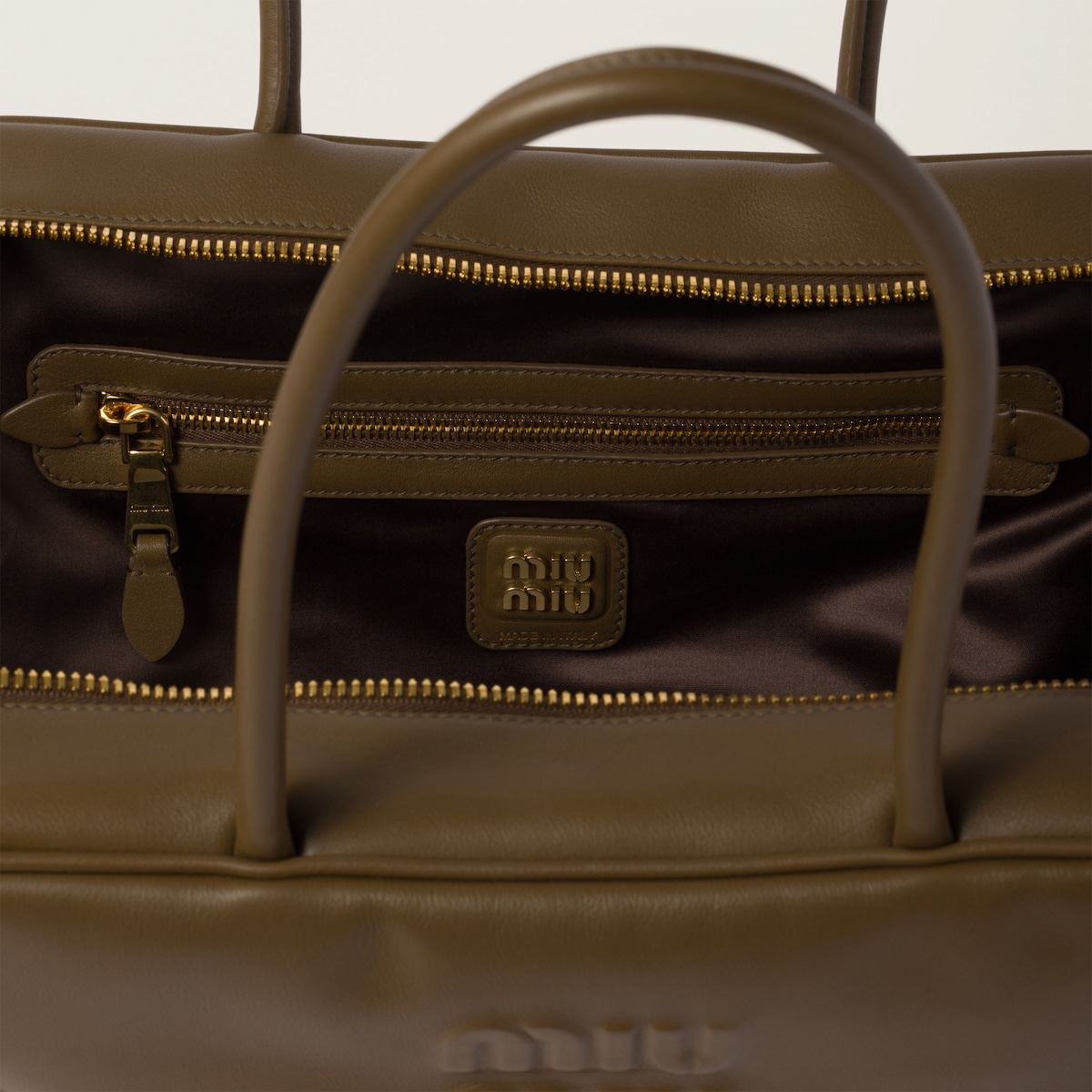 Leather beau bag-MIU MIU-Verso