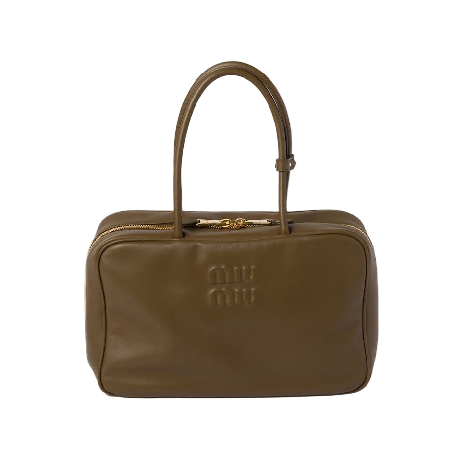 Leather beau bag-MIU MIU-Verso