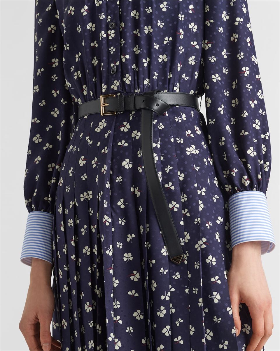 LEATHER BELT-PRADA-Verso