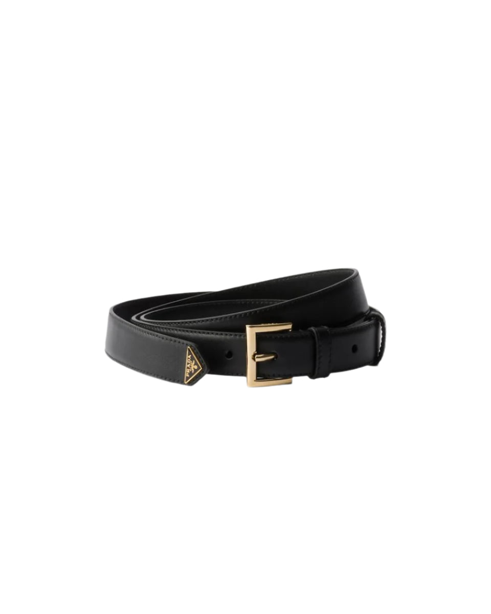 LEATHER BELT-PRADA-Verso