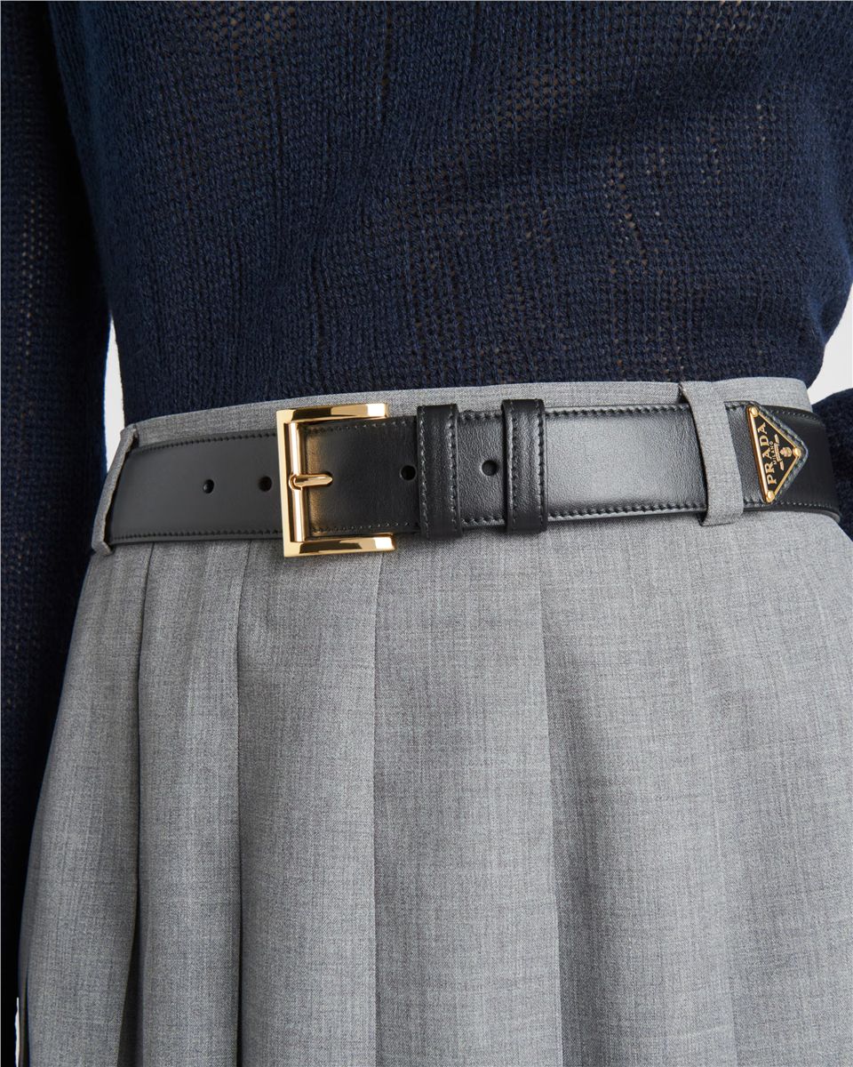 Leather belt-PRADA-Verso
