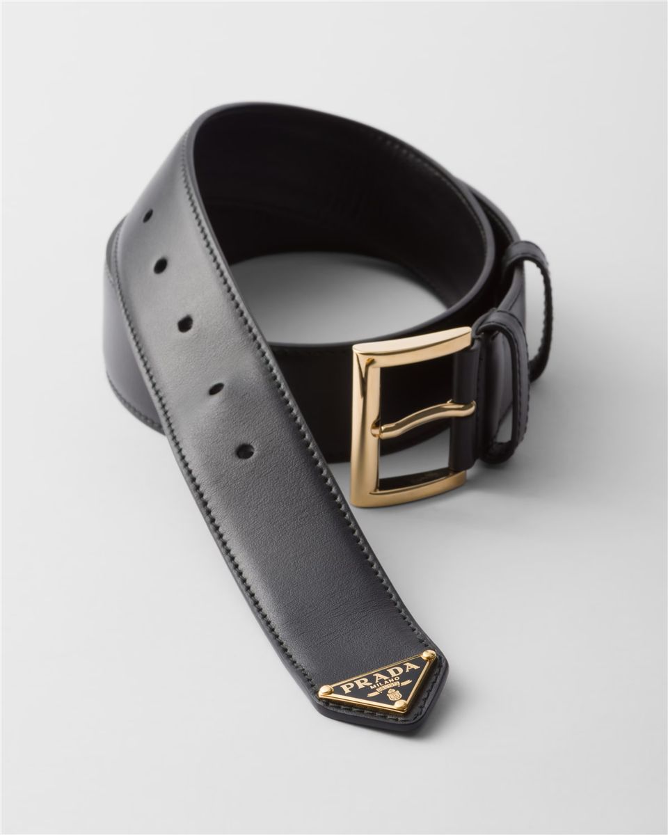 Leather belt-PRADA-Verso