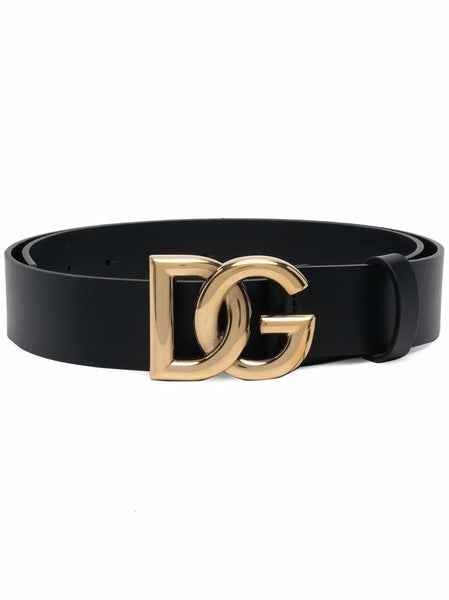 Dolce&Gabbana leather belt ロゴ Leather belt with dg logo