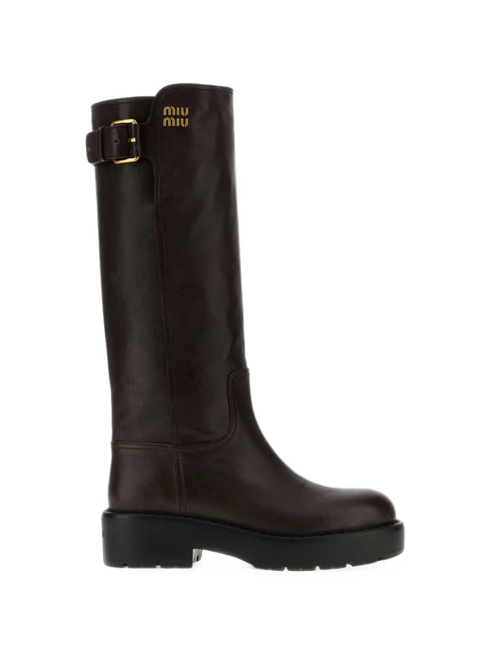 Leather boots-MIU MIU-309794-36-Verso