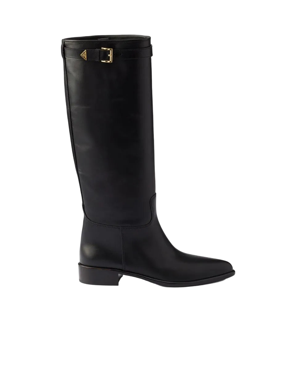 Leather boots-PRADA-312174-36-Verso