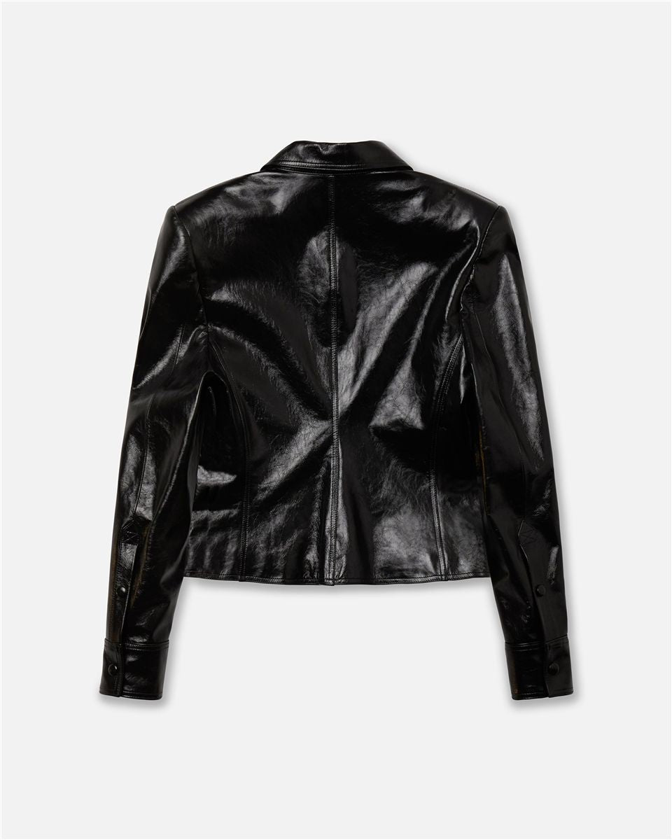 Leather Chavela L/S Shirt-WILLY CHAVARRIA-Verso