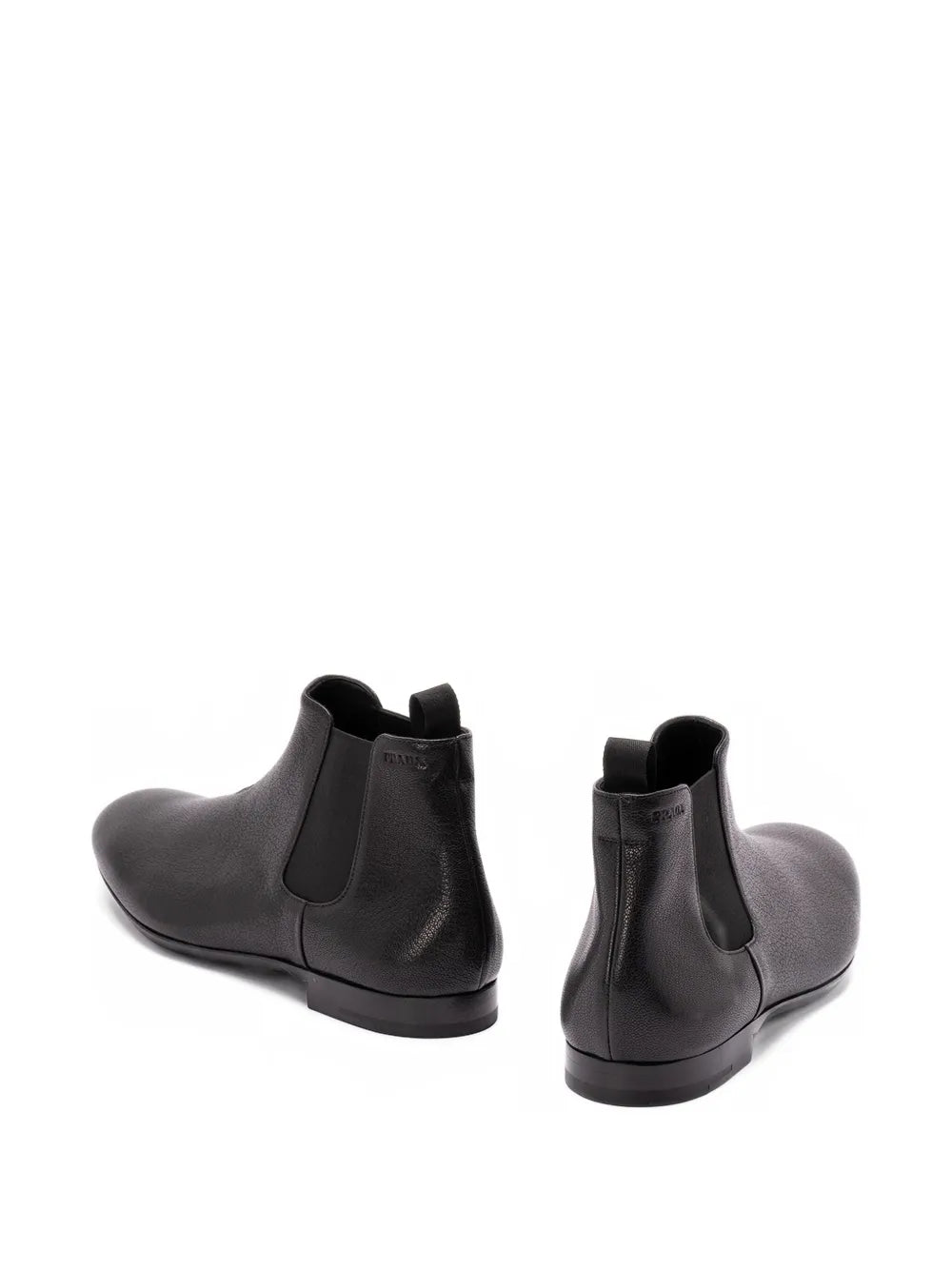 Leather chelsea boots-PRADA-Verso