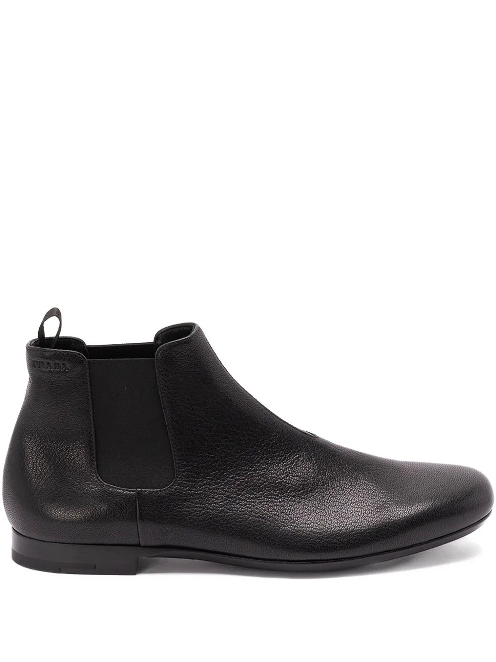 Leather chelsea boots-PRADA-Verso