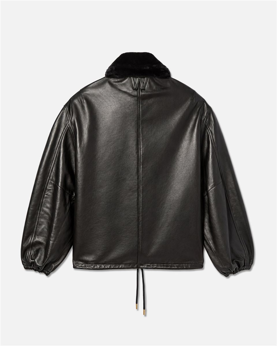 Leather coach jacket-WILLY CHAVARRIA-Verso