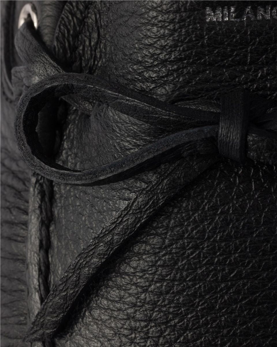 Leather driving shoe-PRADA-Verso