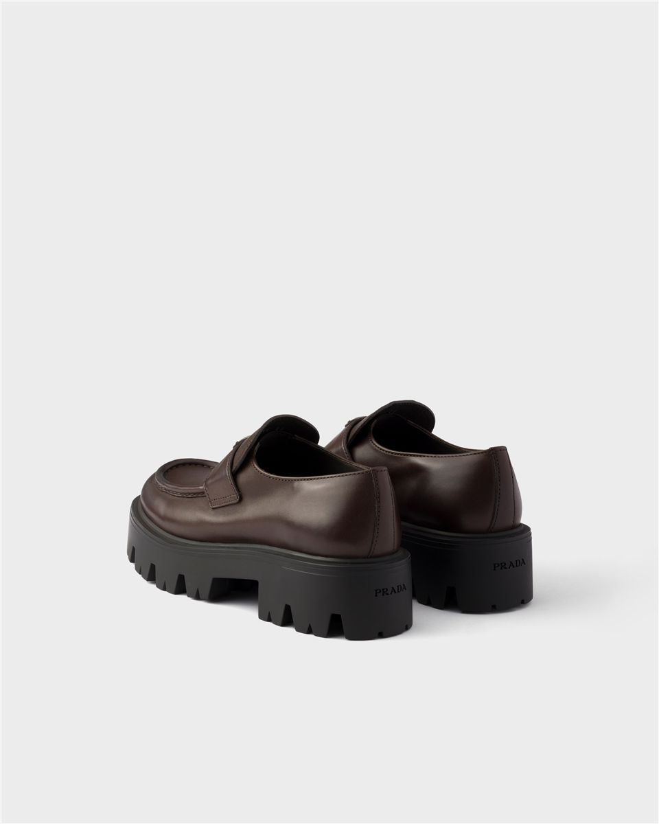 Leather Loafers-PRADA-Verso
