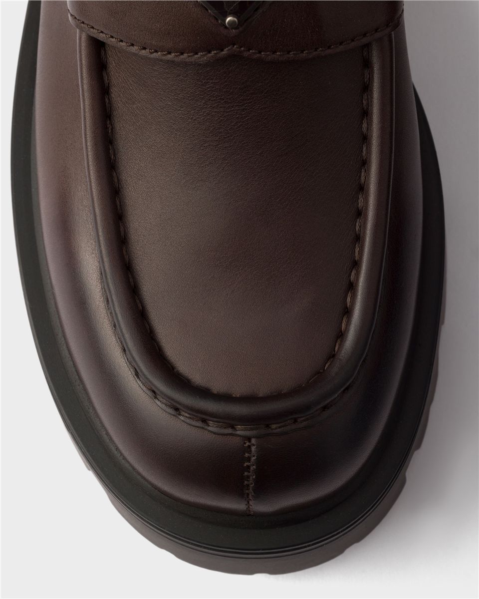 Leather Loafers-PRADA-Verso