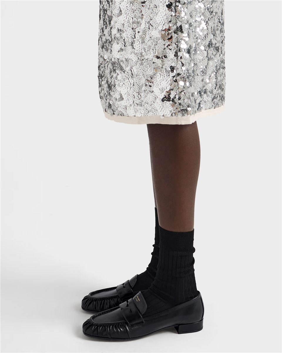 Leather loafers-PRADA-Verso