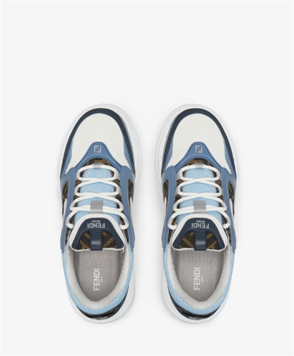 LEATHER LOW-TOPS - FENDI - Verso