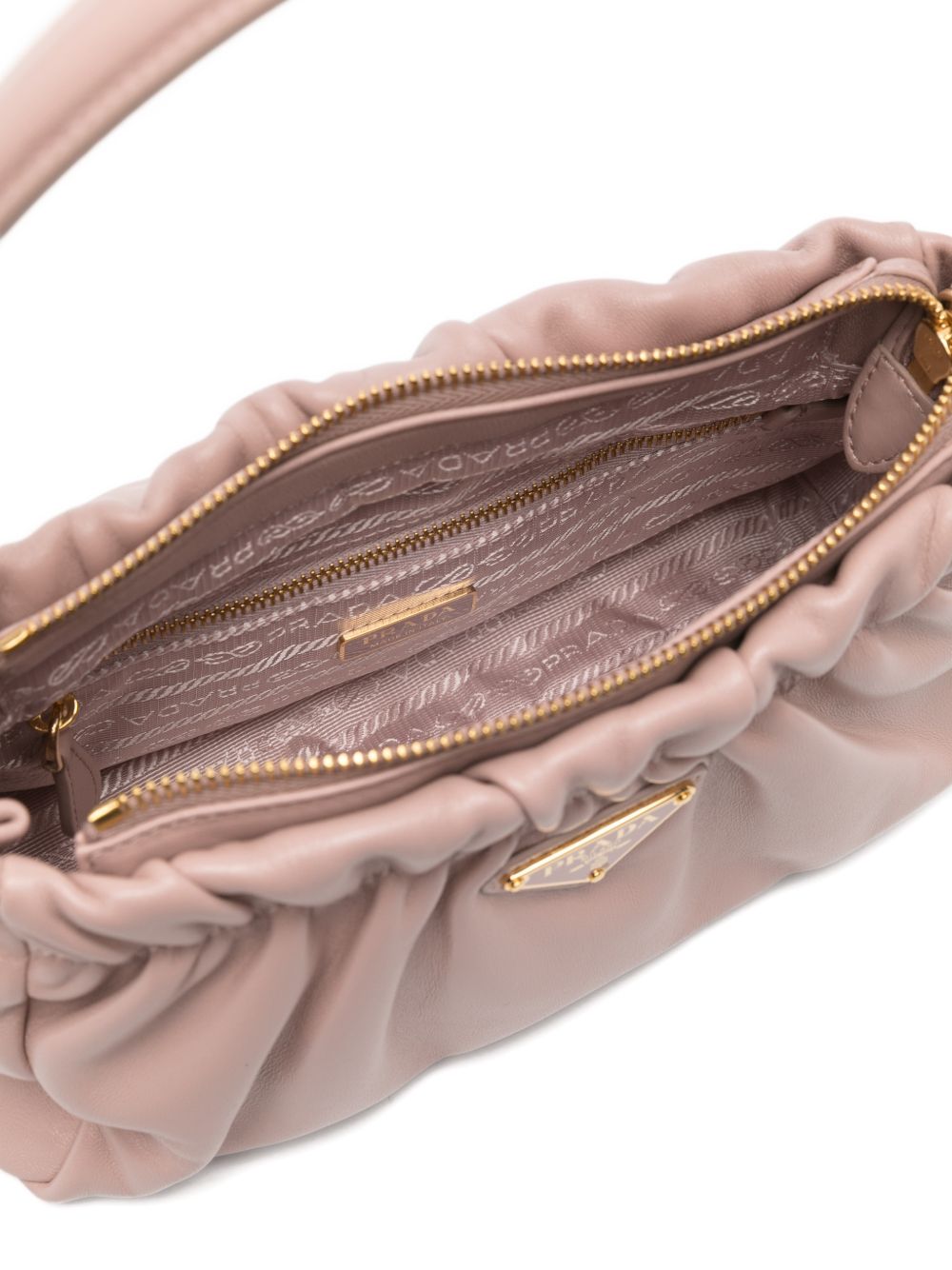 Triangle-logo tote bag-PRADA-Verso