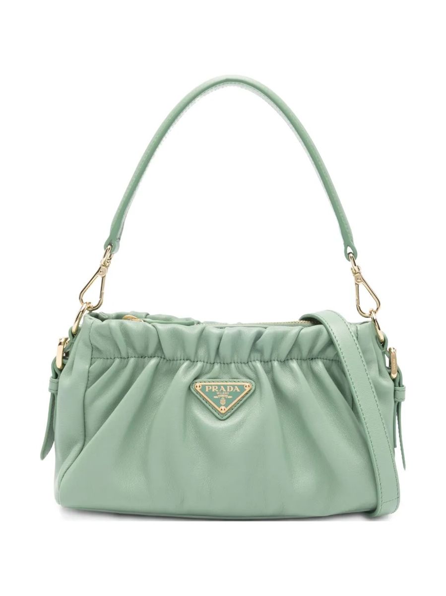 Triangle-logo tote bag-PRADA-Verso