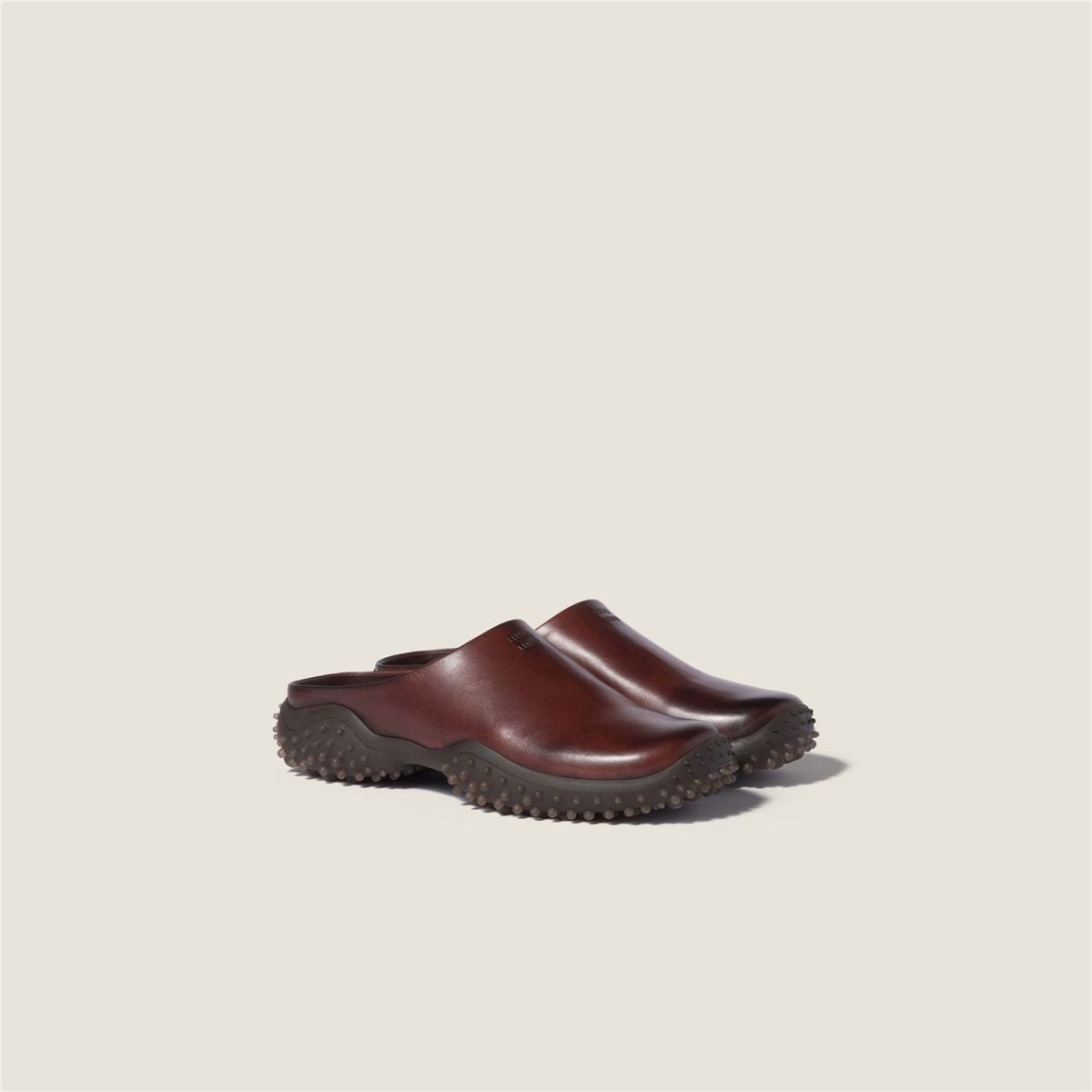 Leather mules-MIU MIU-Verso