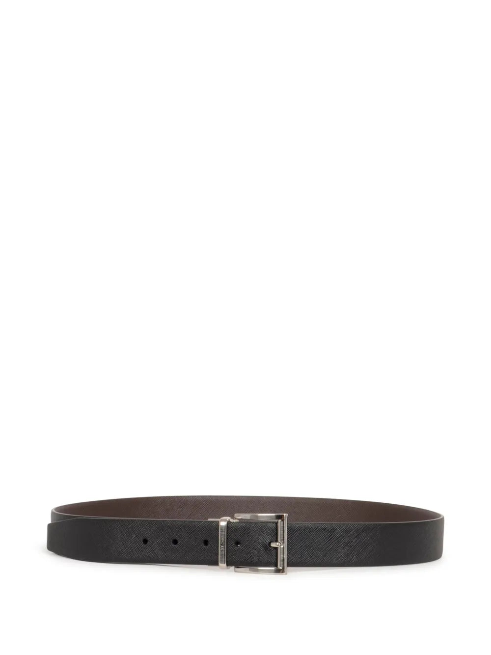Leather reversible belt-PRADA-Verso