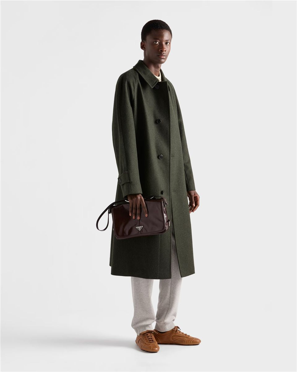 Leather shoulder bag-PRADA-Verso