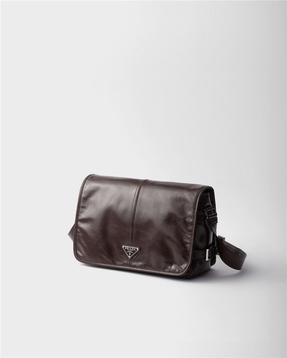 Leather shoulder bag-PRADA-Verso