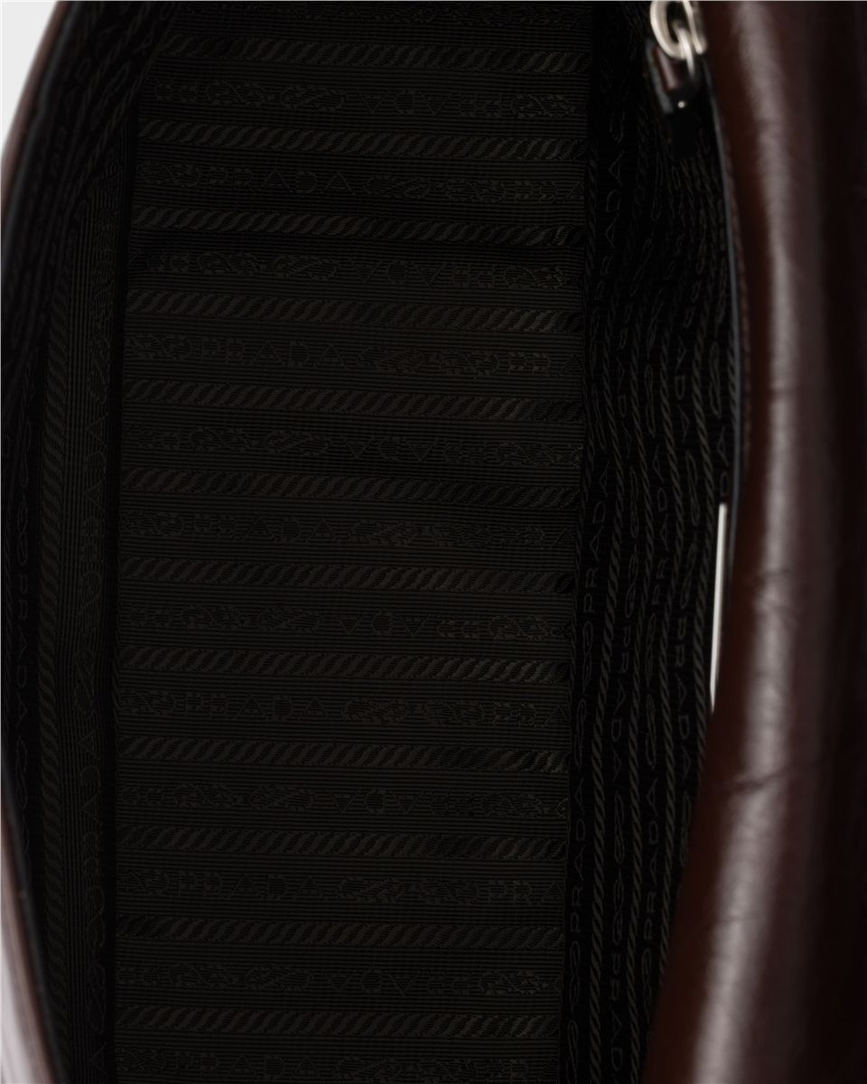 Leather shoulder bag-PRADA-Verso