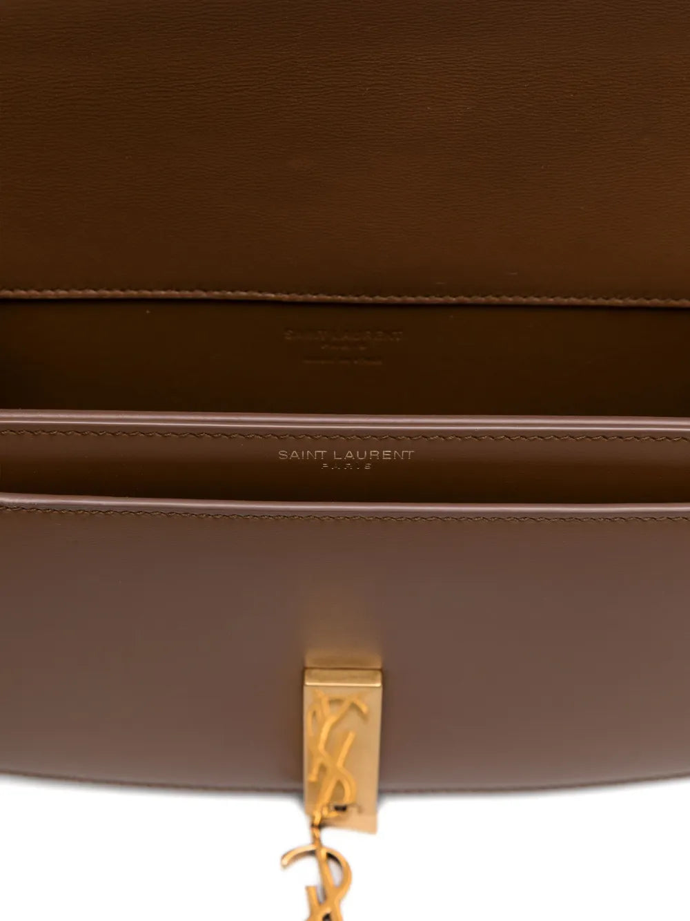 Leather shoulder bag-SAINT LAURENT-Verso