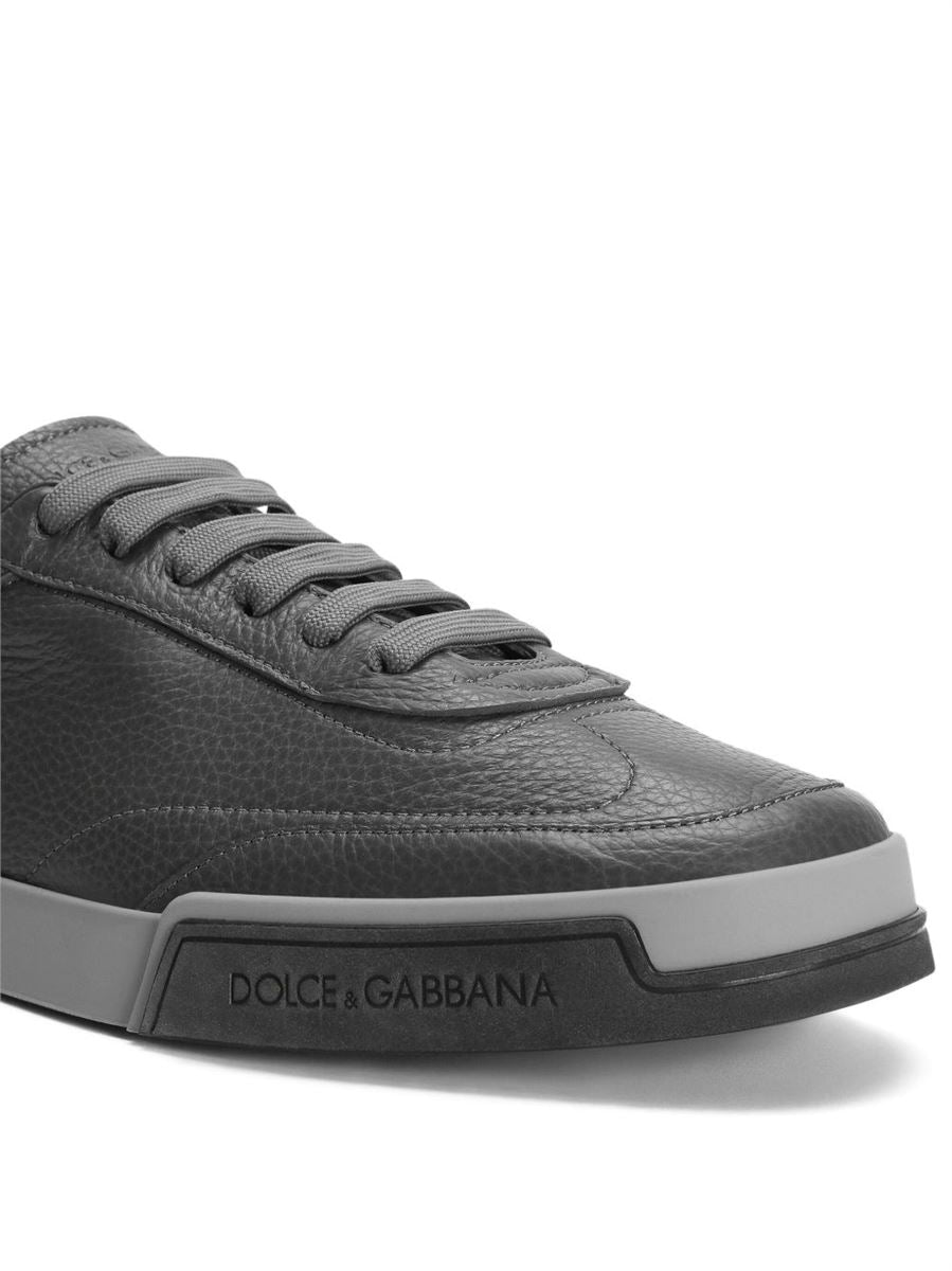 LEATHER SNEAKERS-DOLCE & GABBANA-Verso