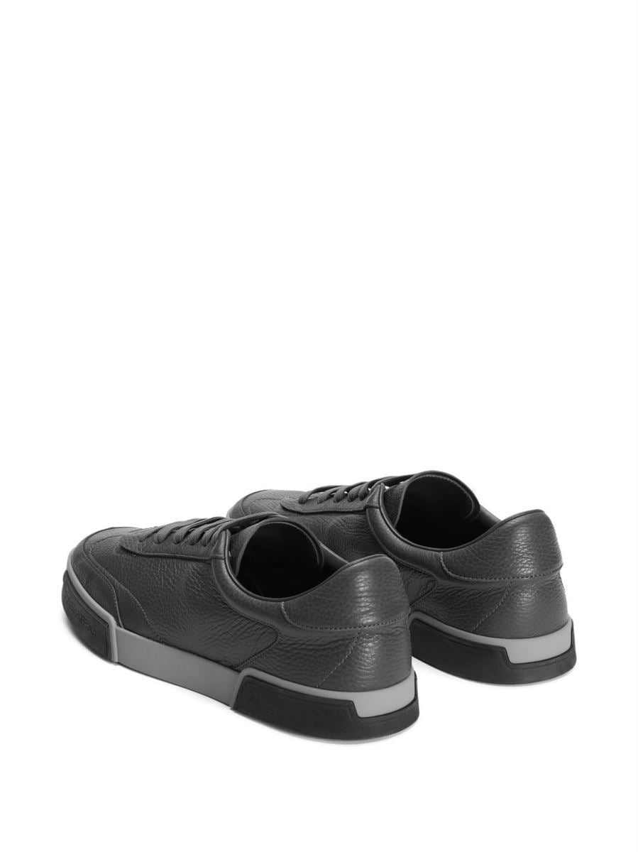LEATHER SNEAKERS-DOLCE & GABBANA-Verso