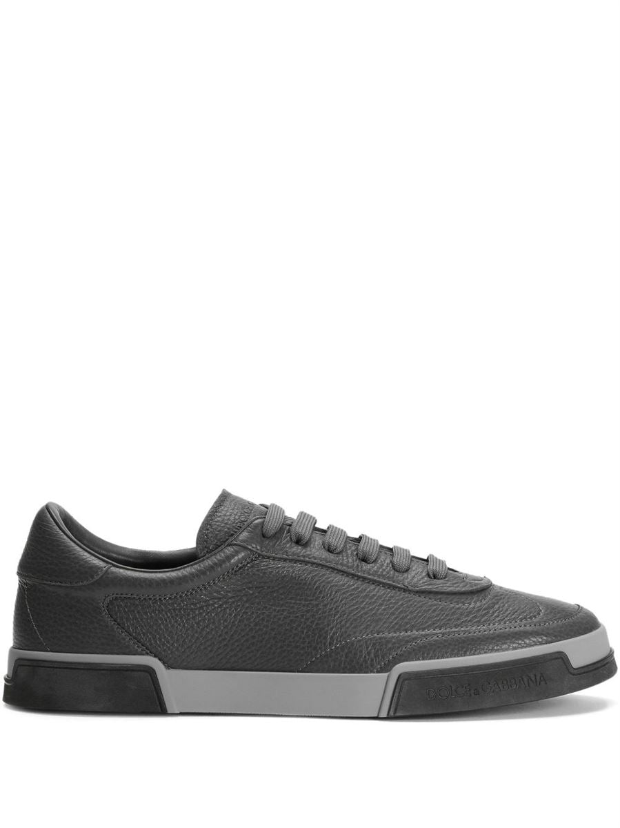 LEATHER SNEAKERS-DOLCE & GABBANA-Verso