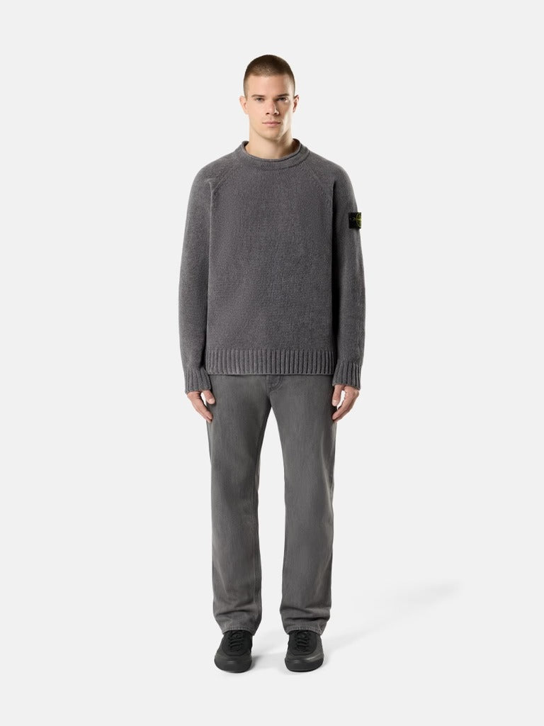 Light Bull Denim Straight-Leg Jeans-STONE ISLAND-Verso