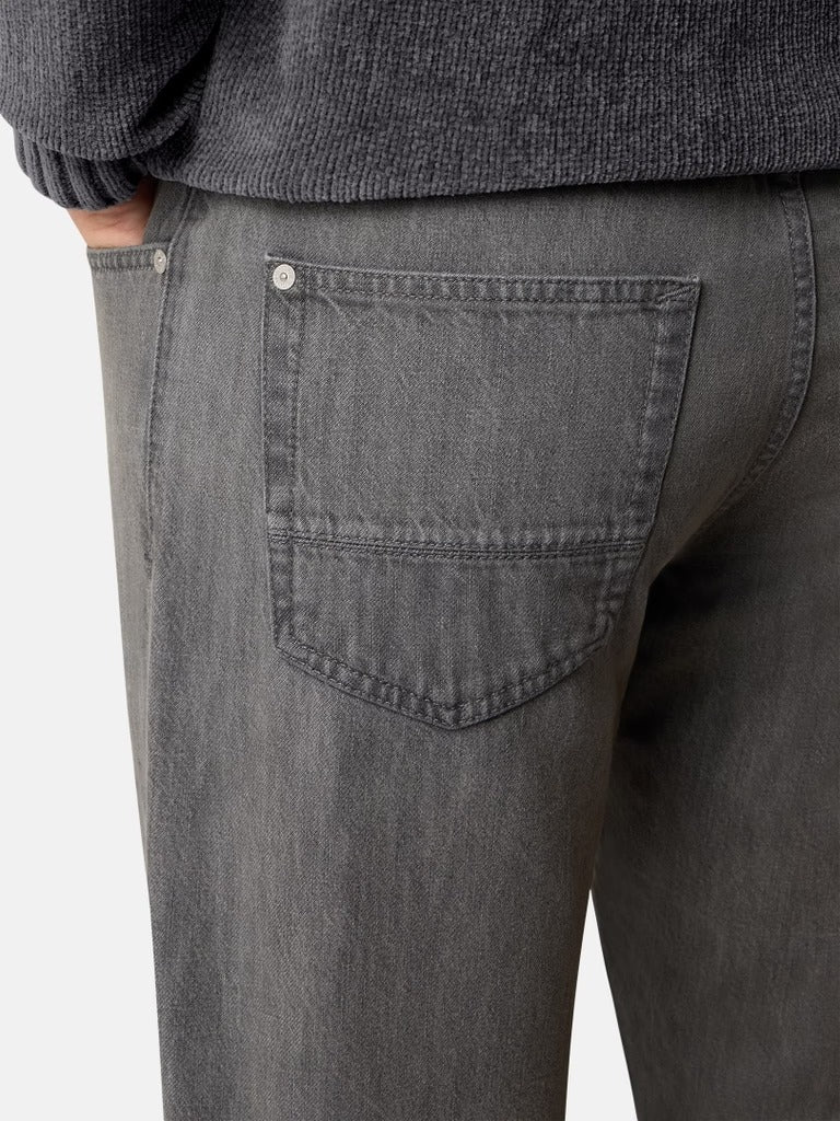 Light Bull Denim Straight-Leg Jeans-STONE ISLAND-Verso