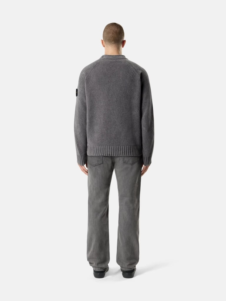 Light Bull Denim Straight-Leg Jeans-STONE ISLAND-Verso