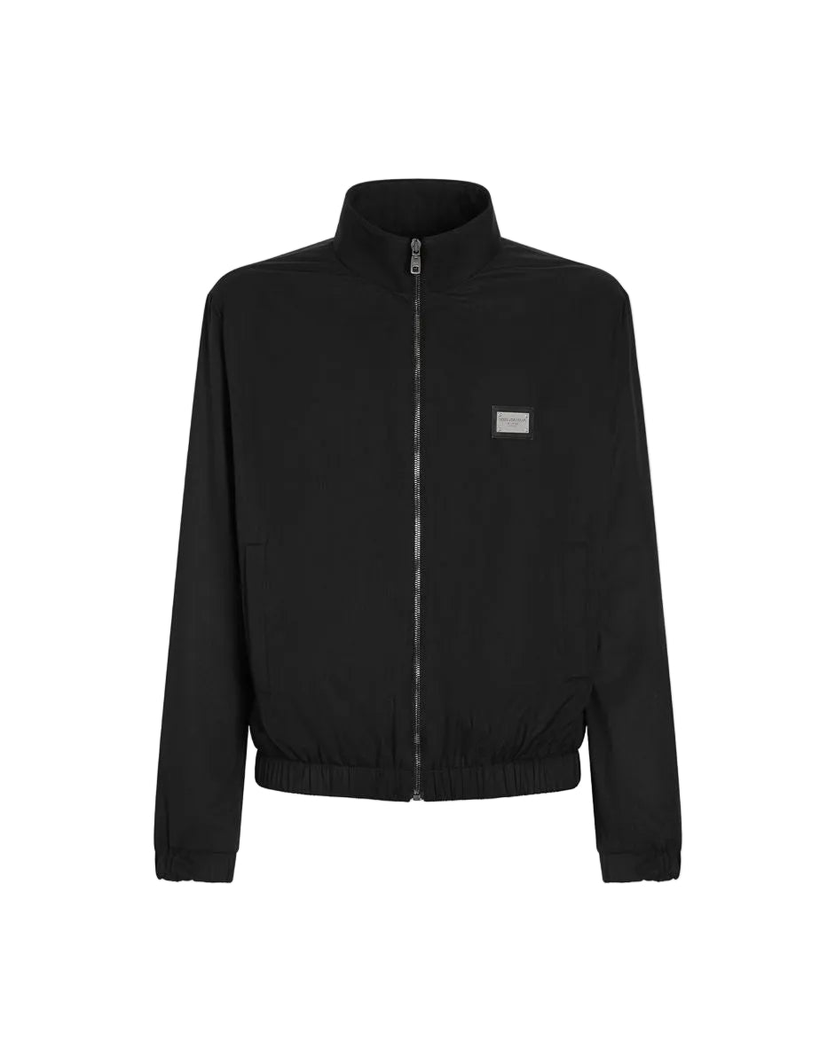 Light nylon jacket with branded tag-DOLCE&GABBANA-304568-48-Verso