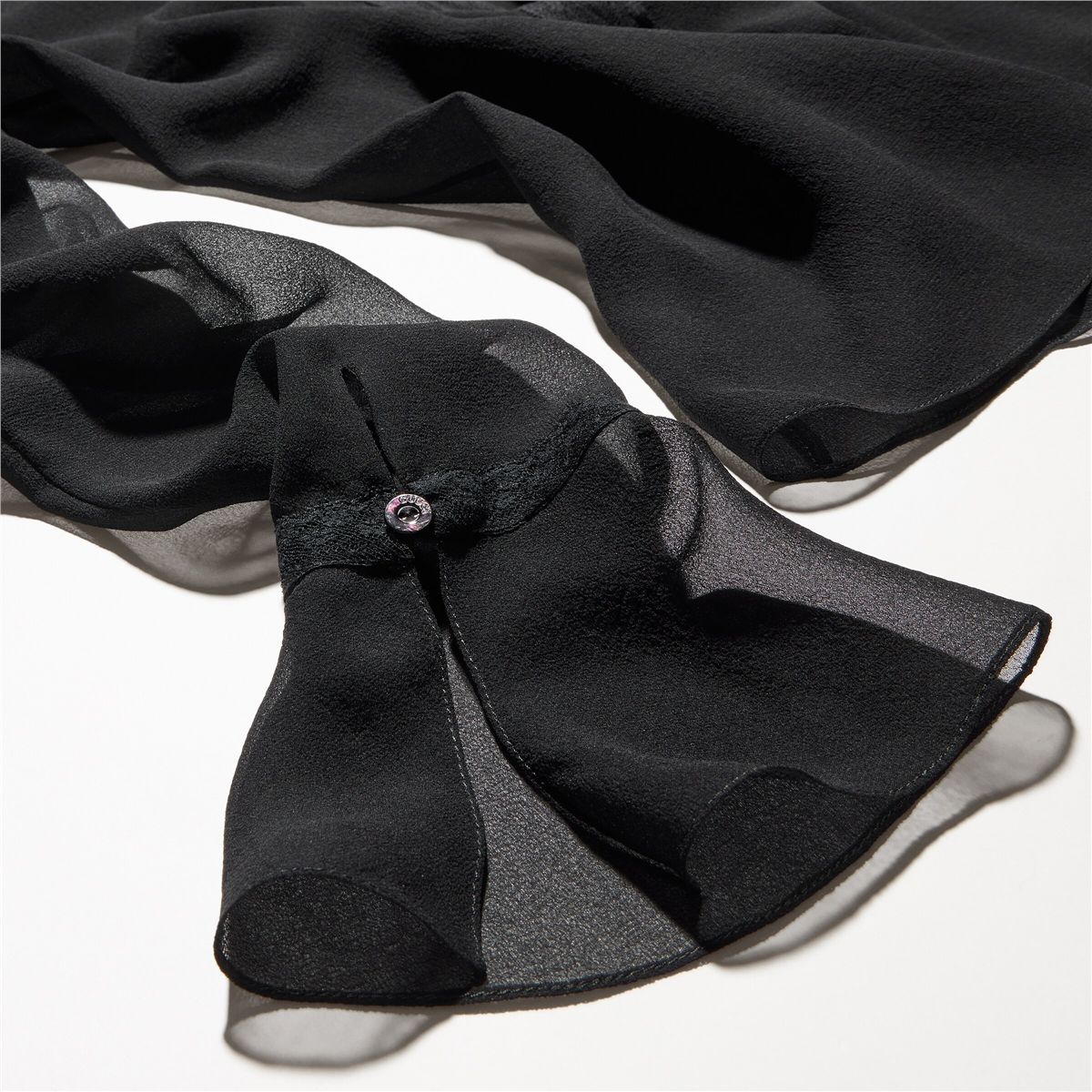 Light silk georgette shirt-GUCCI-Verso