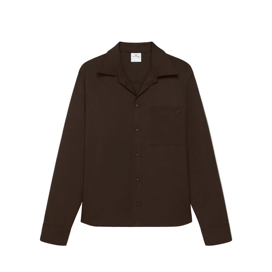 light twill shirt-COURREGES-Verso