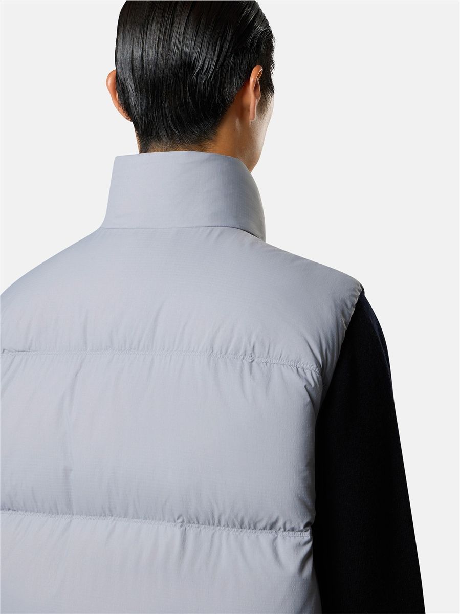 Lightweight down vest with zip pockets-STONE ISLAND-Verso