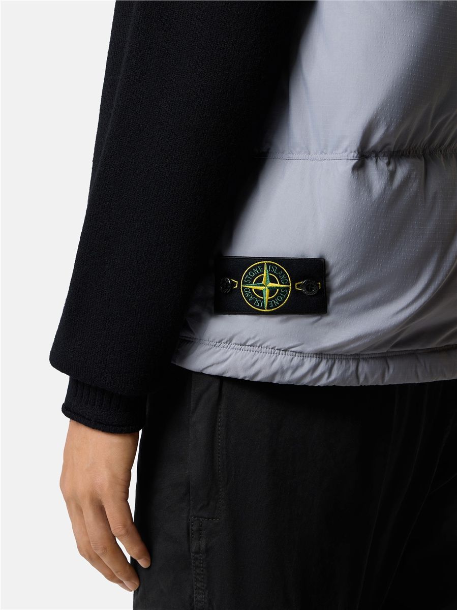 Lightweight down vest with zip pockets-STONE ISLAND-Verso