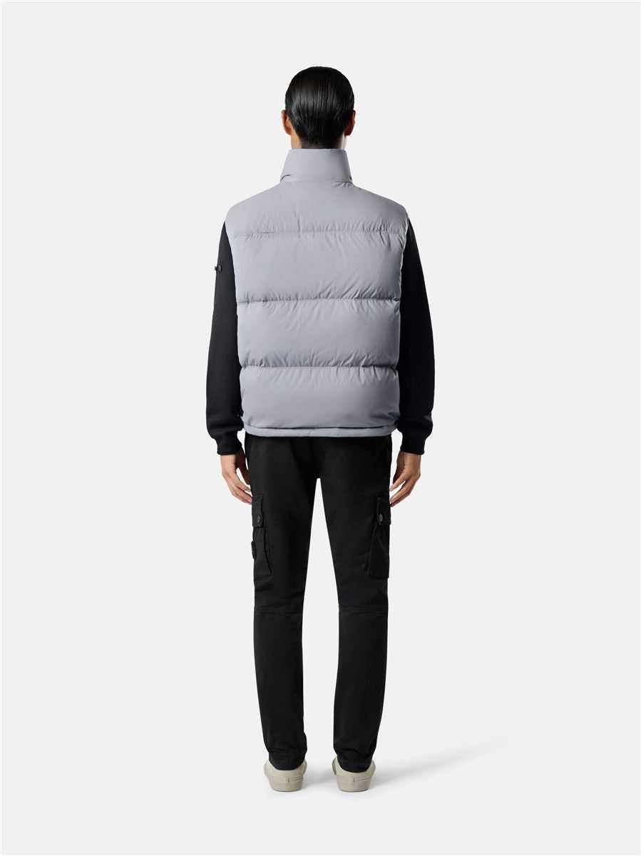 Lightweight down vest with zip pockets-STONE ISLAND-Verso