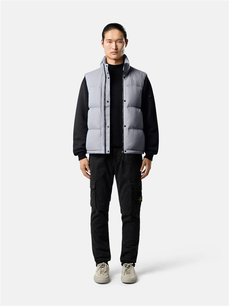 Lightweight down vest with zip pockets-STONE ISLAND-Verso