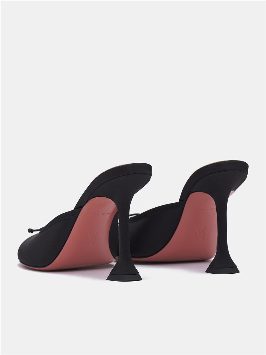 LILA SLIPPER 95 MOCHA SATIN-AMINA MUADDI-Verso