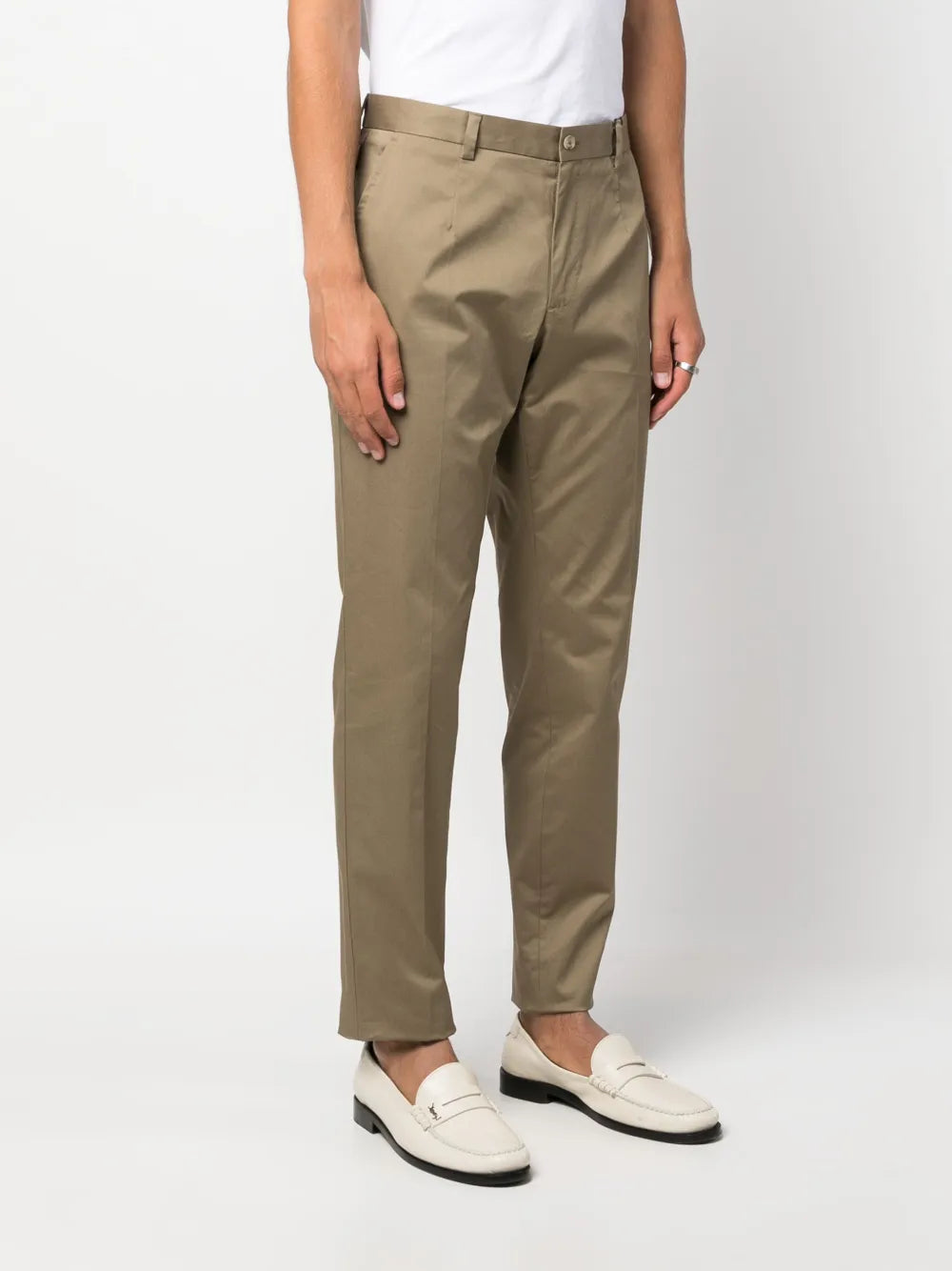 Linen chinos-DOLCE & GABBANA-Verso