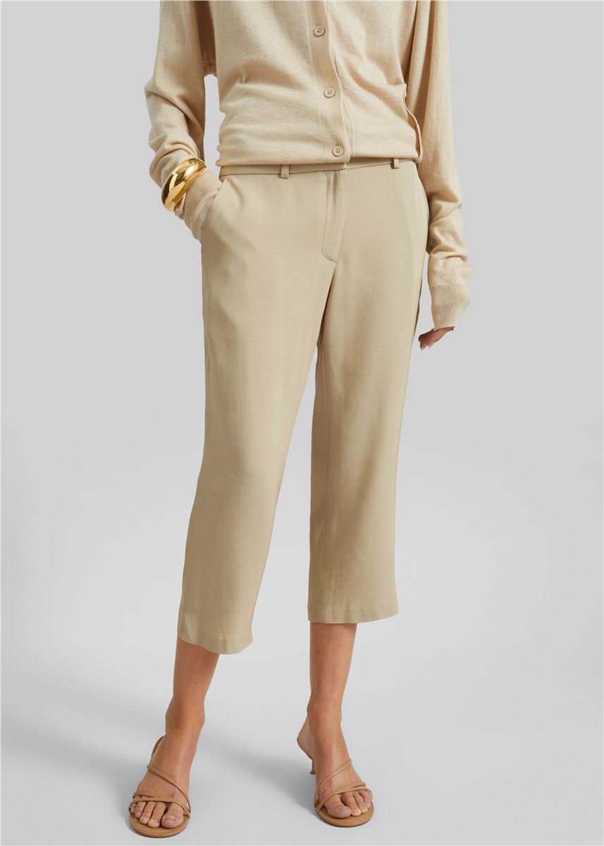 Lior Fluid Capri Pants-THE FRANKIE SHOP-Verso