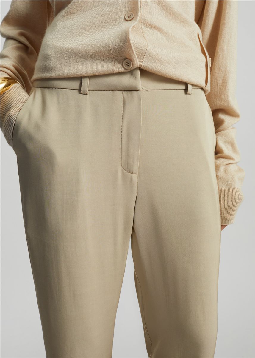 Lior Fluid Capri Pants-THE FRANKIE SHOP-Verso