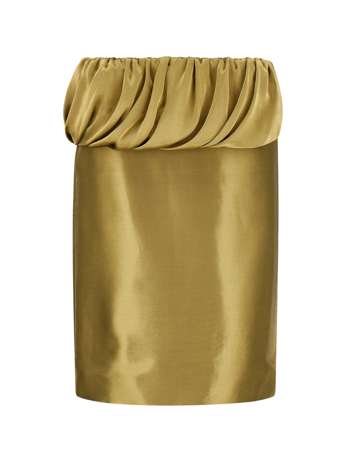 Liquid lamé skirt-FERRAGAMO-Verso