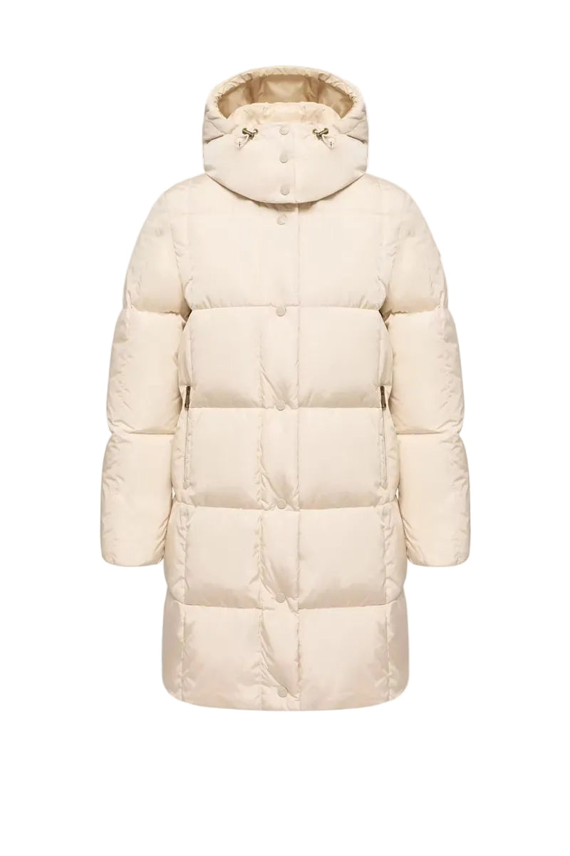 Litte square-quilted hooded long down jacket-MONCLER-312355-0-Verso