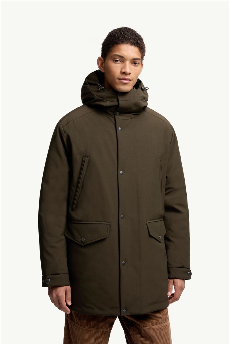 livradois hooded short down jacket-MONCLER-Verso