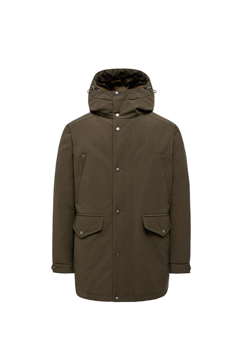 livradois hooded short down jacket-MONCLER-Verso