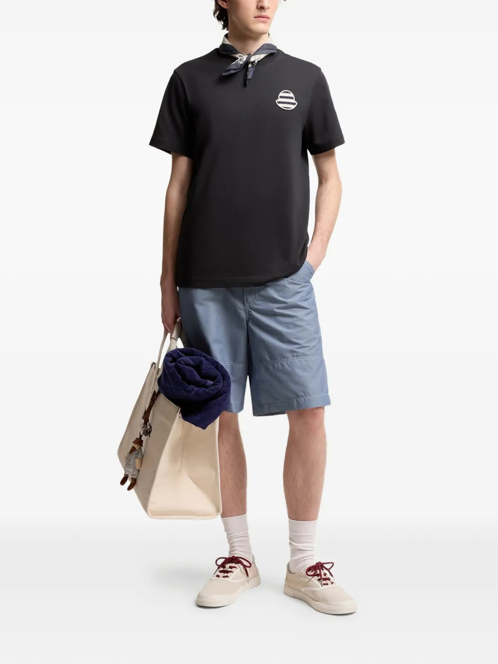 Logo appliqué t-shirt-MONCLER-Verso